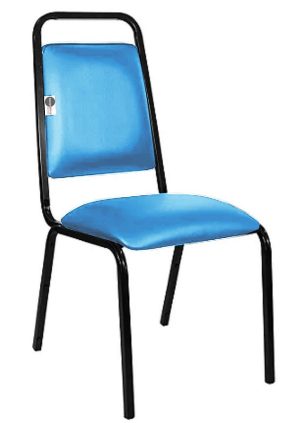 Cadeira Empilhável para Hotelaria Linha Hotel Fremont Azul