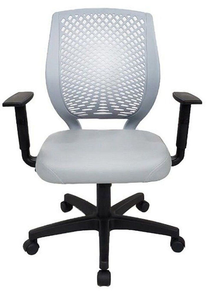 Cadeira para Escritório e Home Office Cinza - Imagem 2