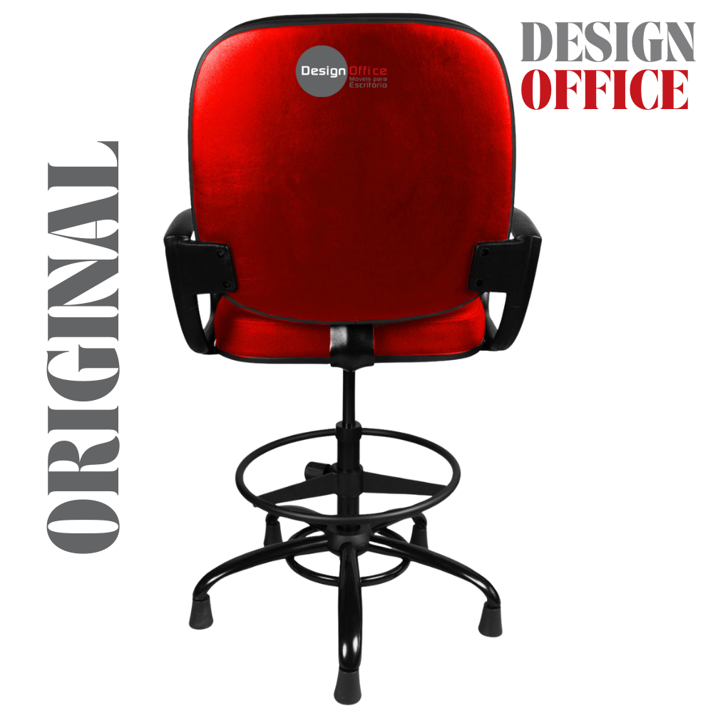 Cadeira Caixa Alta que Suporta até 250kg para Porteiros e Obesos, ideal para Portaria de Prédios e Condomínios - Imagem 6