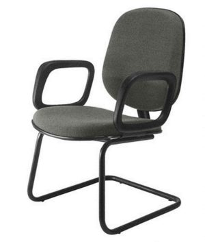 Cadeira para Igrejas Evangélicas Diretor Interlocutor para Escritório Linha Uno Cinza