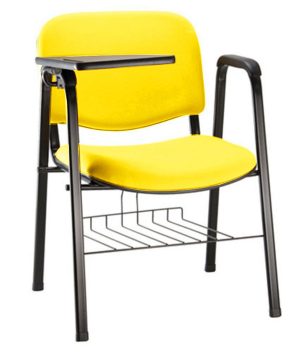 Cadeira Escolar Universitária para Auditórios Linha Hotel Amarelo