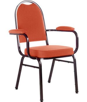 Cadeira com braços para Auditórios Linha Hotel Vermelho