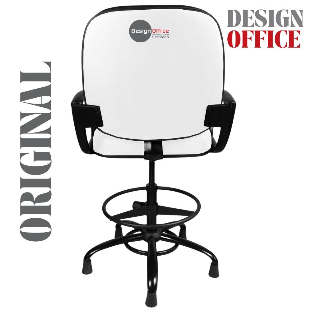 Cadeira Caixa Alta que Suporta até 250kg para Porteiros e Obesos, ideal para Portaria de Prédios e Condomínios - Imagem 6