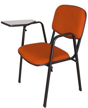 Cadeira Escolar Universitária para Auditórios Linha Hotel Laranja