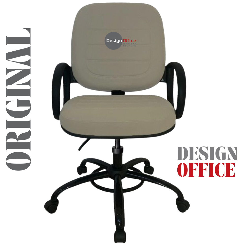 Cadeira que Suporta até 250kg Giratória para Obesos e Porteiros, ideal para Escritório e Portaria de Prédios e Condomínios - Imagem 5