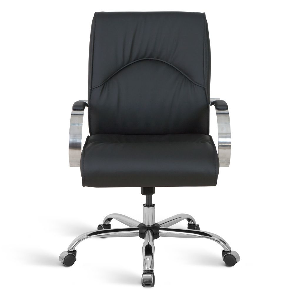Cadeira Diretor para Escritório Linha Bologna Preto - Imagem 2
