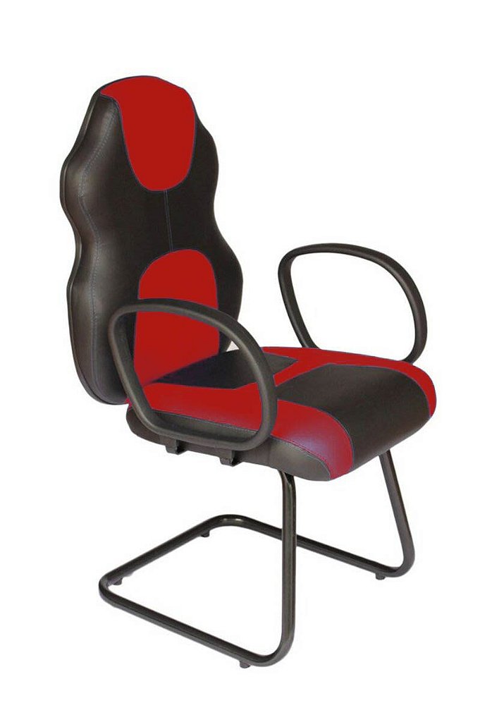 Cadeira Gamer Interlocutor Linha Gamer Racing Vermelho - Imagem 3