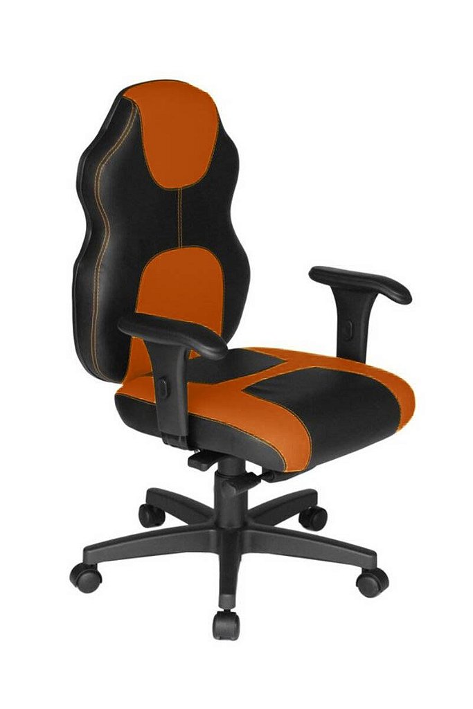 Cadeira Gamer Diretor Linha Gamer Racing Laranja - Imagem 3