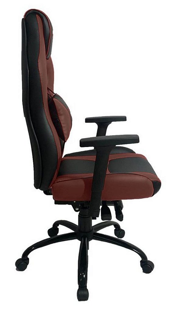 Cadeira Gamer com Almofada Linha Gamer Racing Vermelho - Imagem 3
