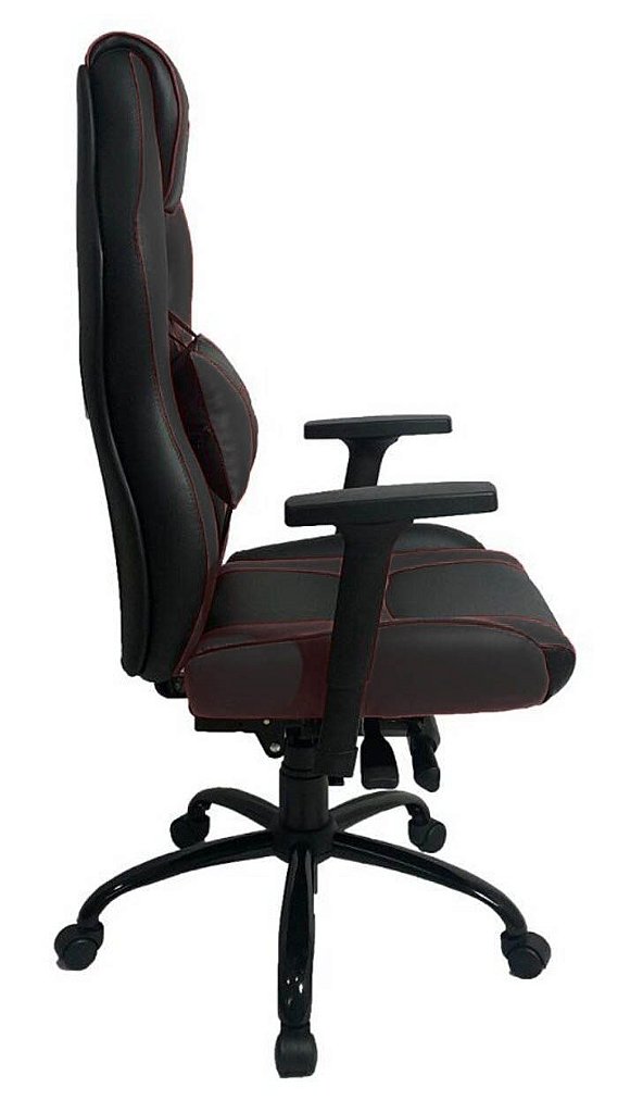 Cadeira Gamer com Almofada Linha Gamer Racing Preto - Imagem 3