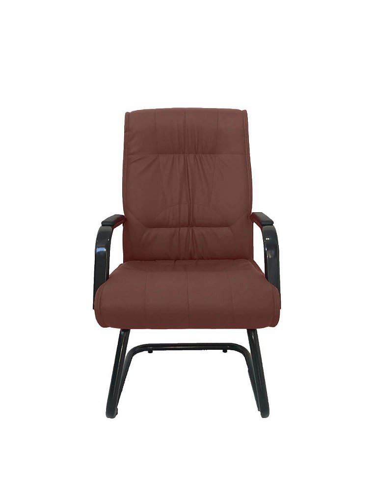 Cadeira Interlocutor para Escritório Linha Itália Vermelho - Imagem 2