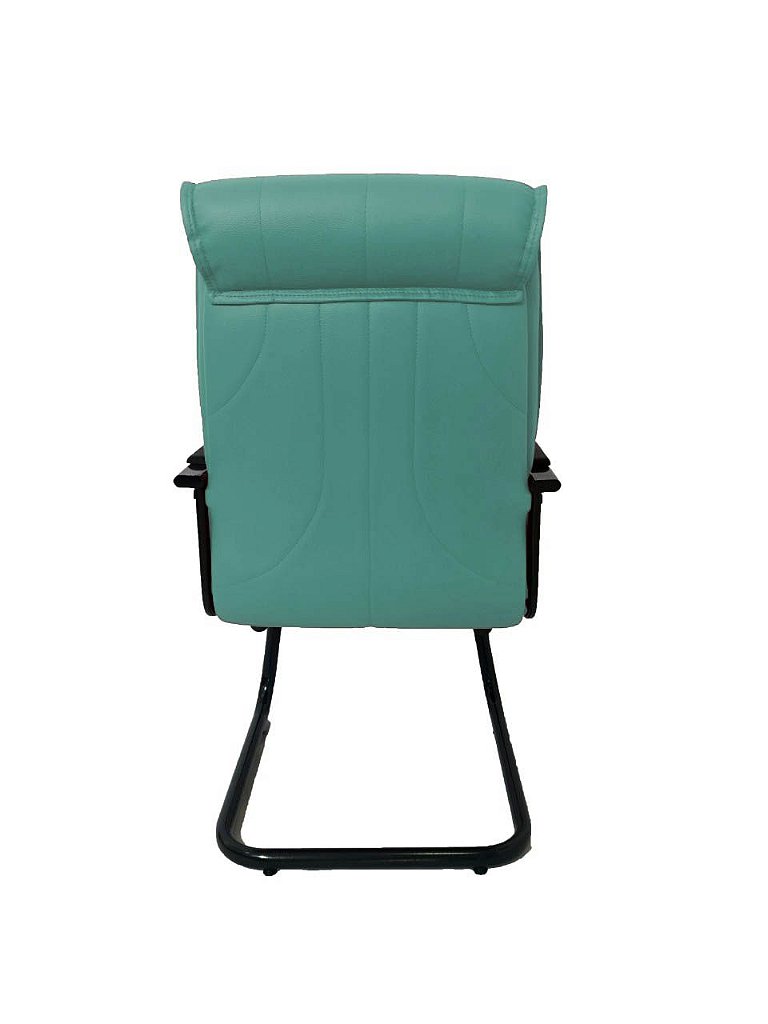 Cadeira Interlocutor para Escritório Linha Itália Verde - Imagem 5