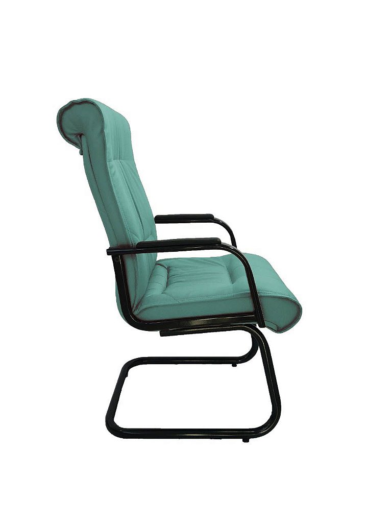 Cadeira Interlocutor para Escritório Linha Itália Verde - Imagem 3