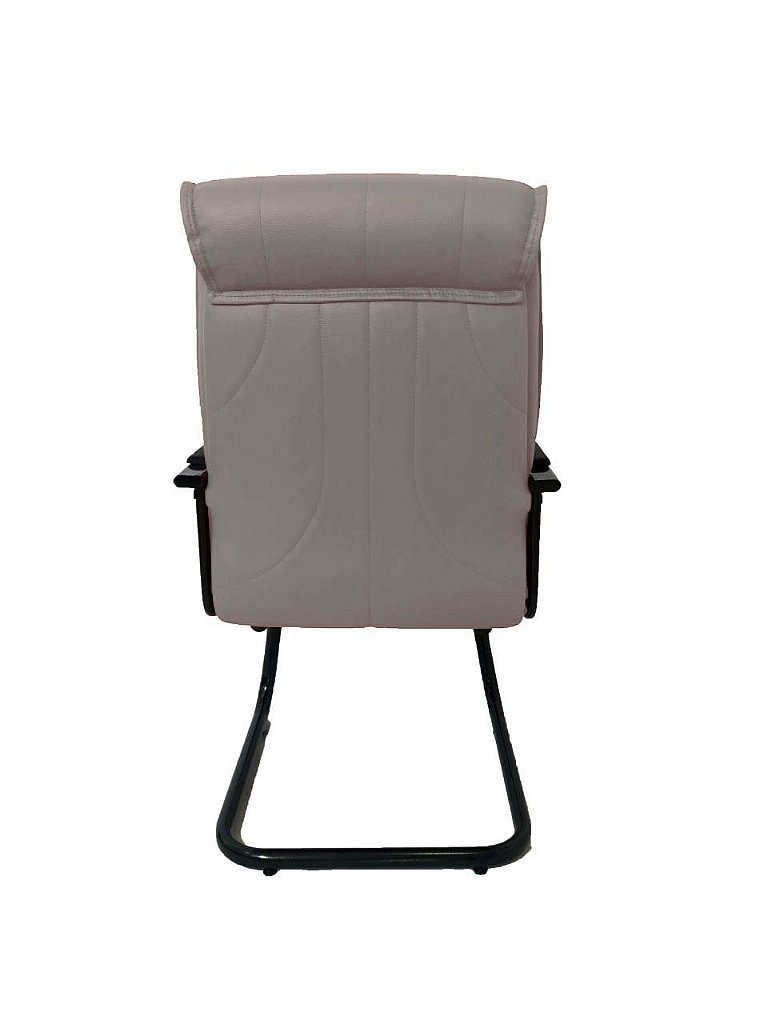 Cadeira Interlocutor para Escritório Linha Itália Cinza - Imagem 5