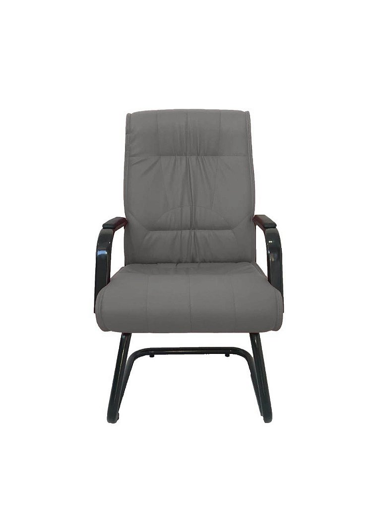 Cadeira Interlocutor para Escritório Linha Itália Cinza - Imagem 2