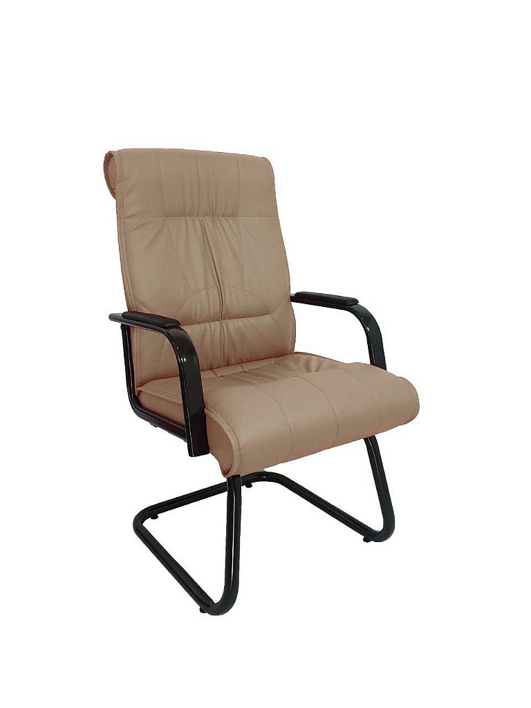 Cadeira Interlocutor para Escritório Linha Itália Bege