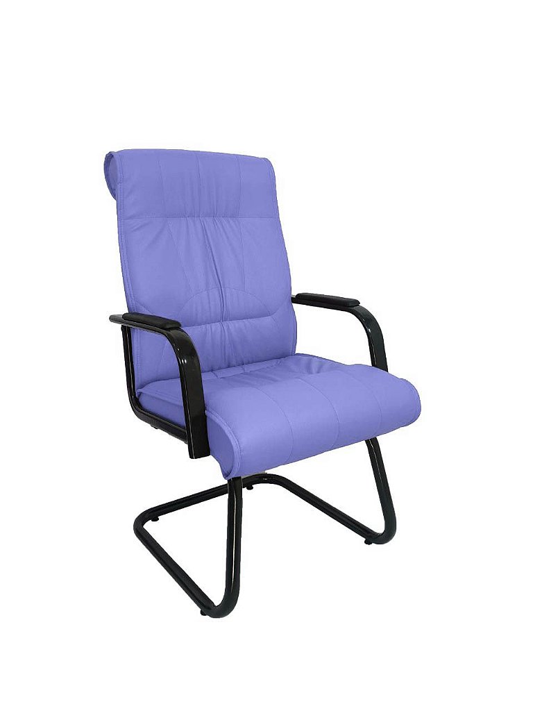 Cadeira Interlocutor para Escritório Linha Itália Azul