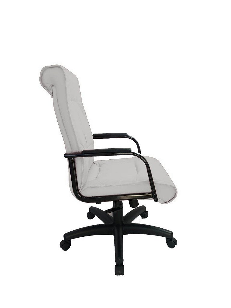 Cadeira Diretor para Escritório Linha Itália Branco - Imagem 3
