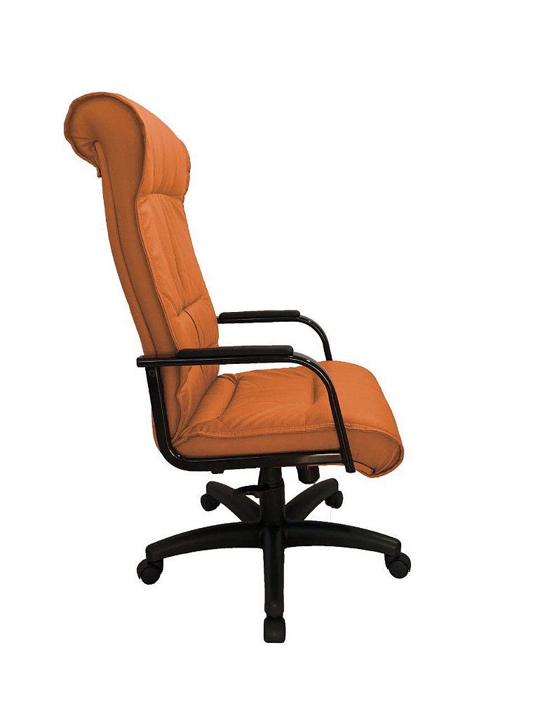 Cadeira Presidente para Escritório Linha Itália Laranja - Imagem 3
