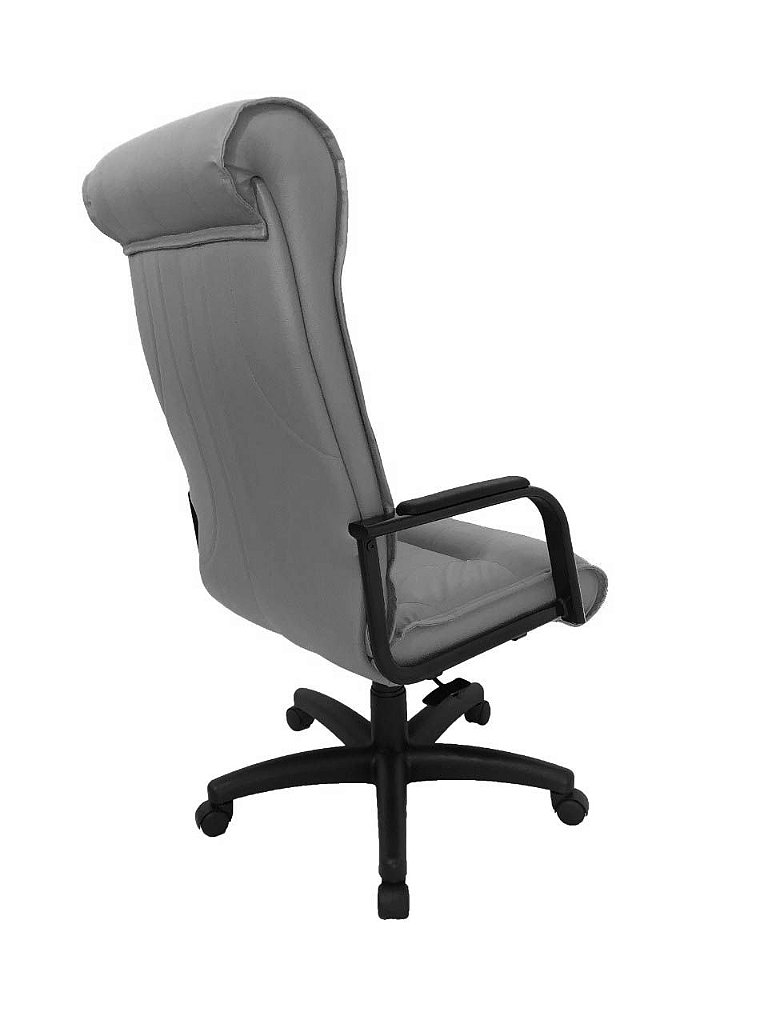 Cadeira Presidente para Escritório Linha Itália Cinza - Imagem 4
