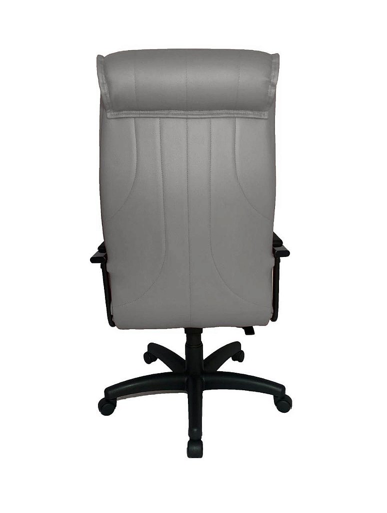 Cadeira Presidente para Escritório Linha Itália Cinza - Imagem 5