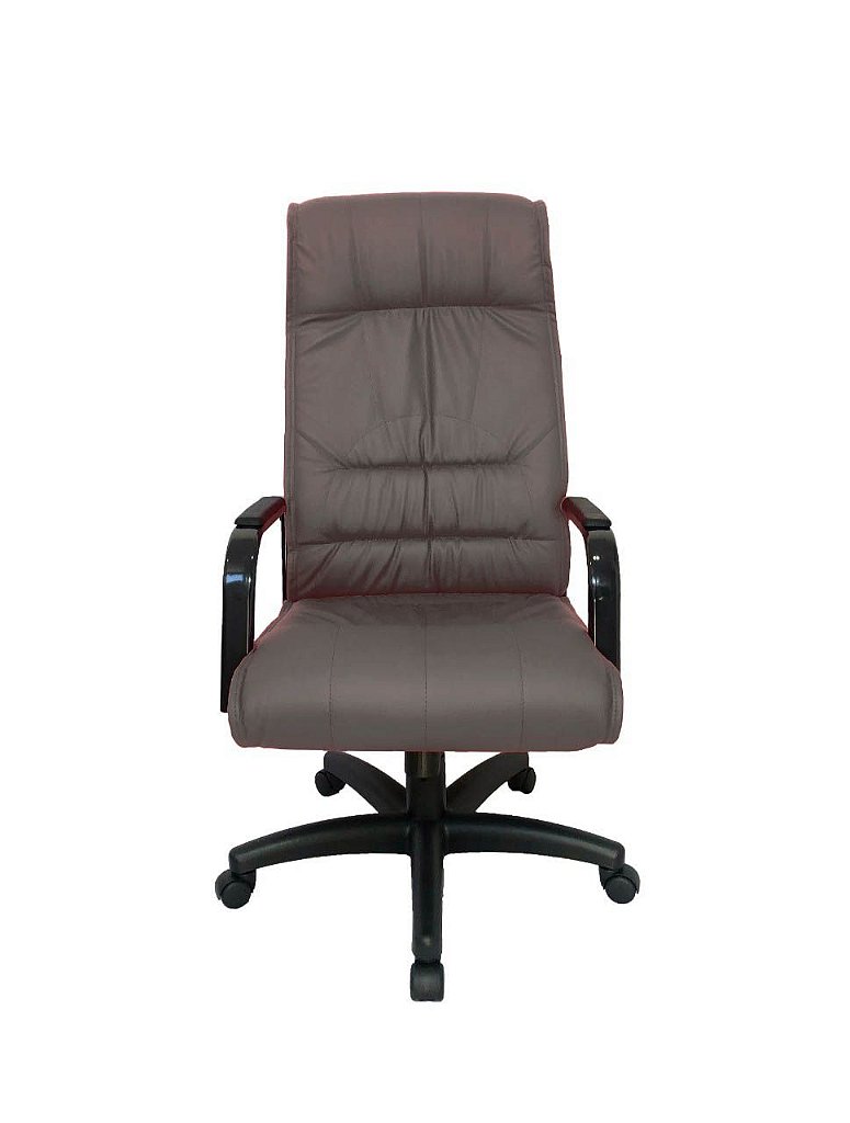 Cadeira Presidente para Escritório Linha Itália Marrom - Imagem 2