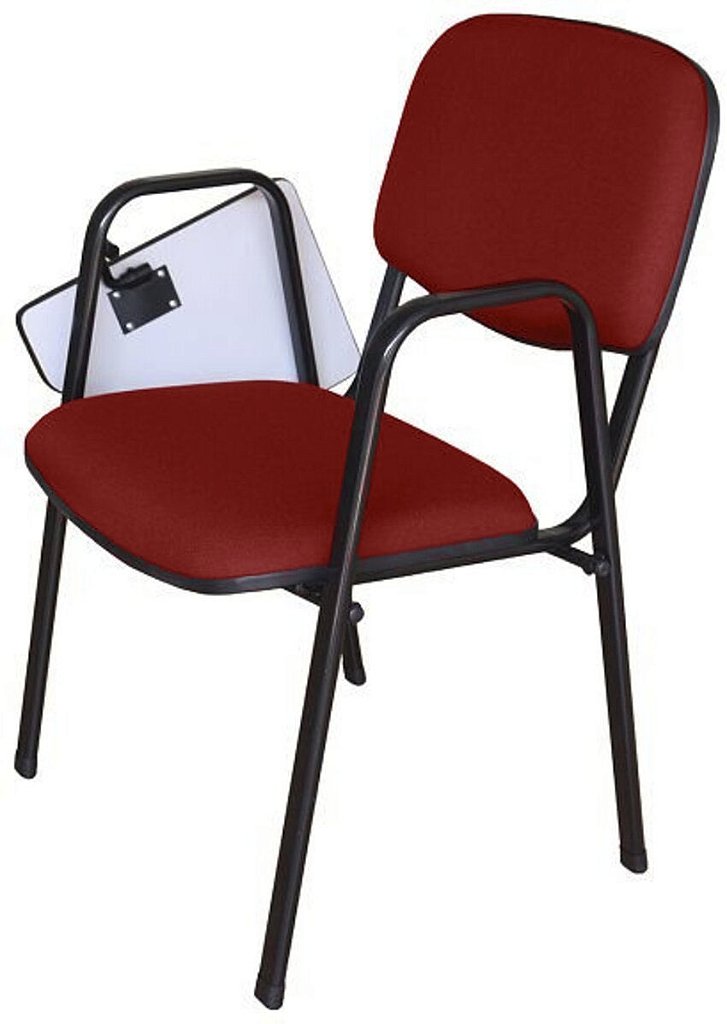 Cadeira Escolar Universitária para Auditórios Linha Hotel Vermelho - Imagem 2