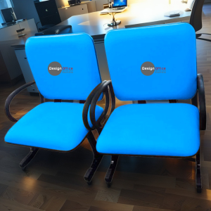 02 Cadeiras que suporta até 300kg para Obesos Super Reforçada – Ideal para atendimento ao Público em Clínicas, Hospitais