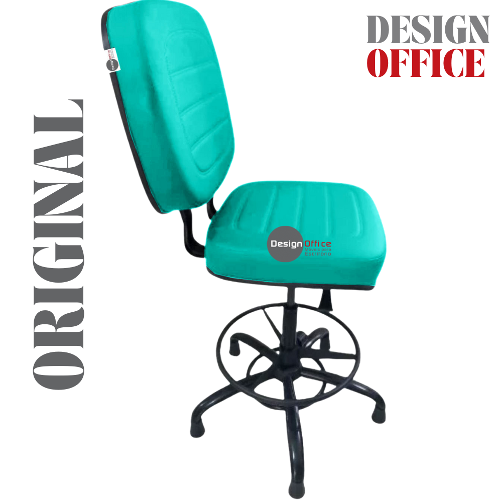 Cadeira Caixa Alta que Suporta até 250kg para Porteiros e Obesos, ideal para Portaria de Prédios e Condomínios - Imagem 4