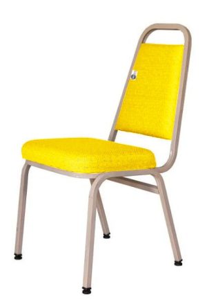 Cadeira Empilhável para Hotelaria Linha Hotel Jersey Amarelo