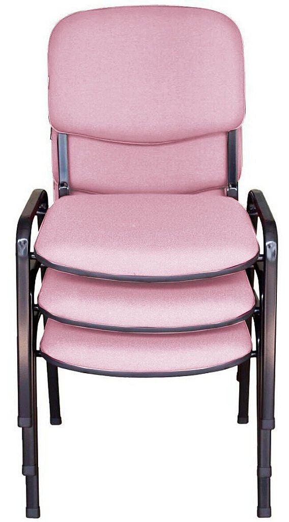 03 Cadeiras para Auditórios Linha Hotel Auditório Rosa - Imagem 2