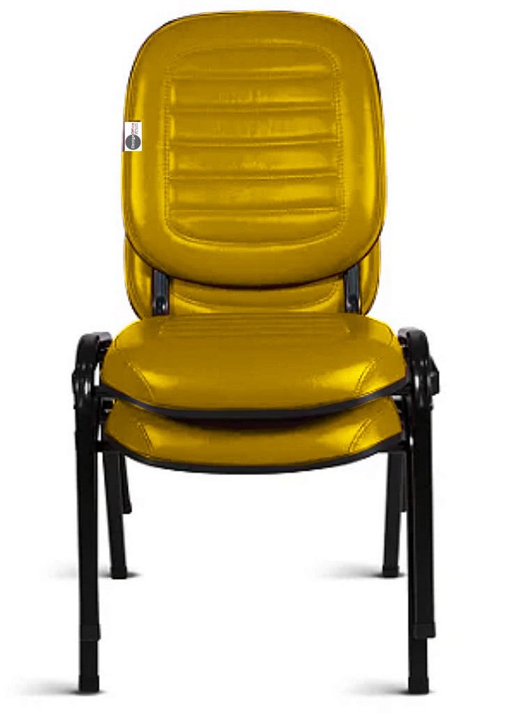 Cadeira Empilhável para Igrejas Evangélicas Linha Holy Amarelo - Imagem 8