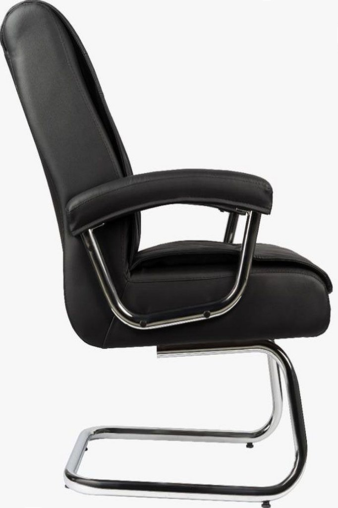 Cadeira Interlocutor para Escritório com Mola Ensacada Preto - Imagem 4