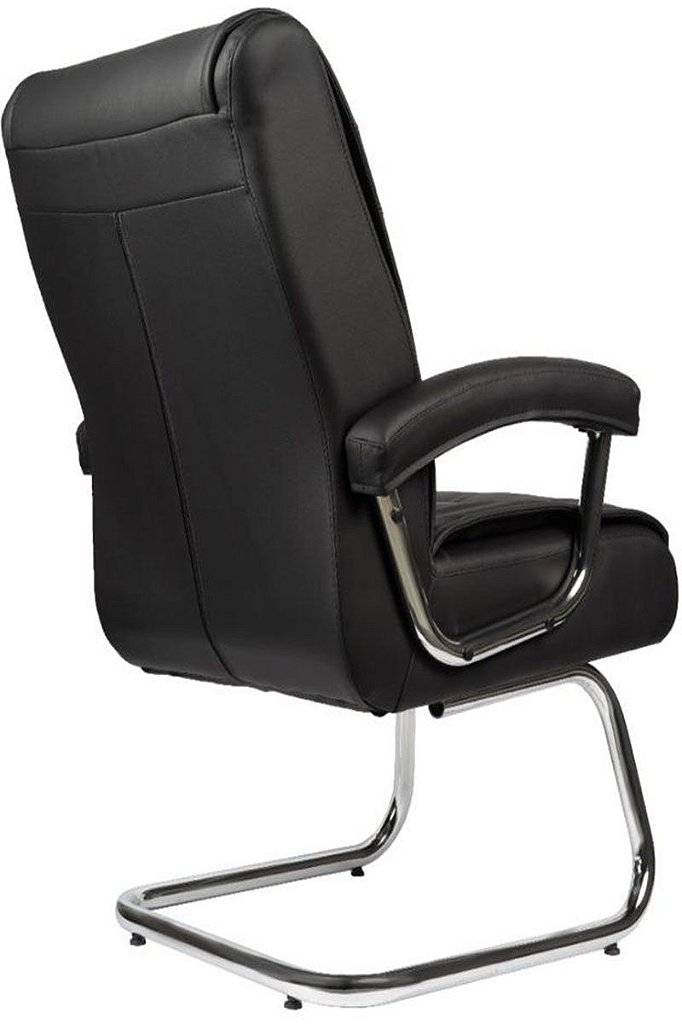 Cadeira Interlocutor para Escritório com Mola Ensacada Preto - Imagem 3