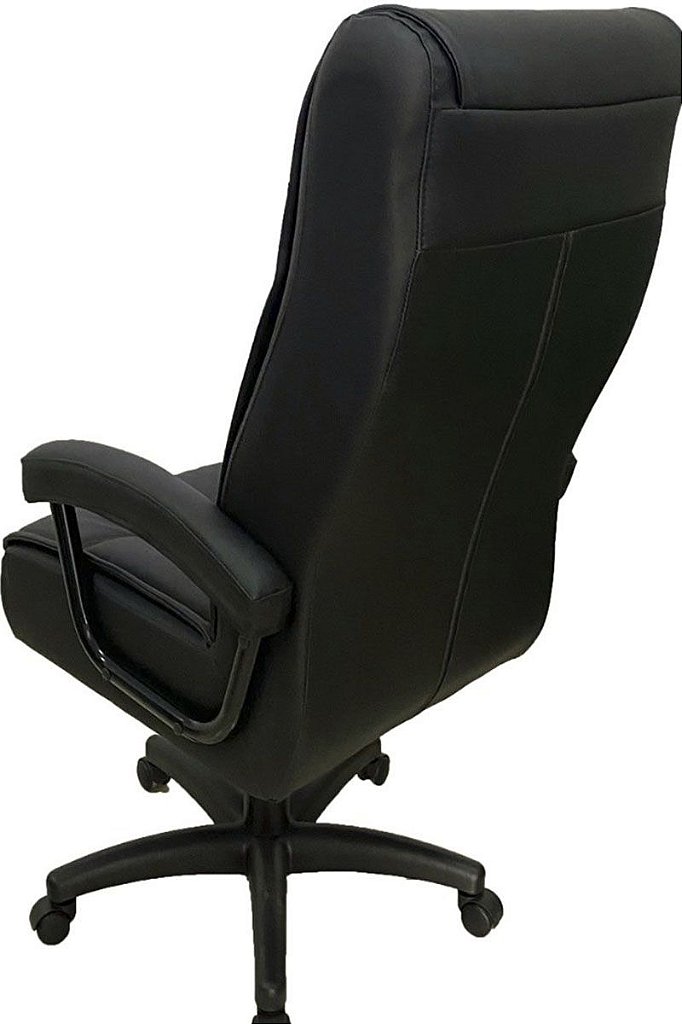 Cadeira Presidente para Escritório com Mola Ensacada Preto - Imagem 3