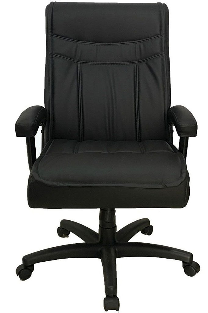 Cadeira Presidente para Escritório com Mola Ensacada Preto - Imagem 2