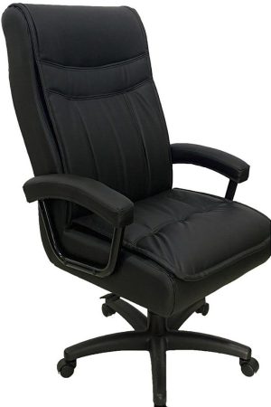 Cadeira Presidente para Escritório com Mola Ensacada Preto