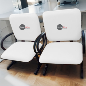 02 Cadeiras que suporta até 300kg para Obesos Super Reforçada – Ideal para atendimento ao Público em Clínicas, Hospitais