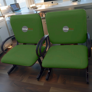 02 Cadeiras que suporta até 300kg para Obesos Super Reforçada – Ideal para atendimento ao Público em Clínicas, Hospitais