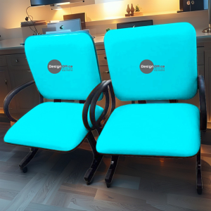 02 Cadeiras que suporta até 300kg para Obesos Super Reforçada – Ideal para atendimento ao Público em Clínicas, Hospitais