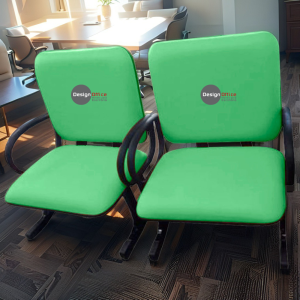 02 Cadeiras que suporta até 300kg para Obesos Super Reforçada – Ideal para atendimento ao Público em Clínicas, Hospitais