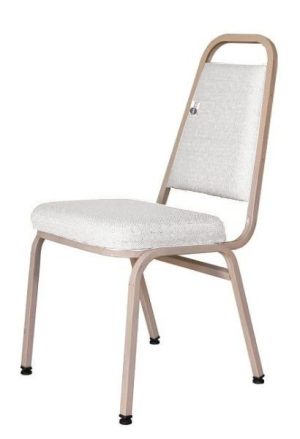 Cadeira Empilhável para Hotelaria Linha Hotel Jersey Branco