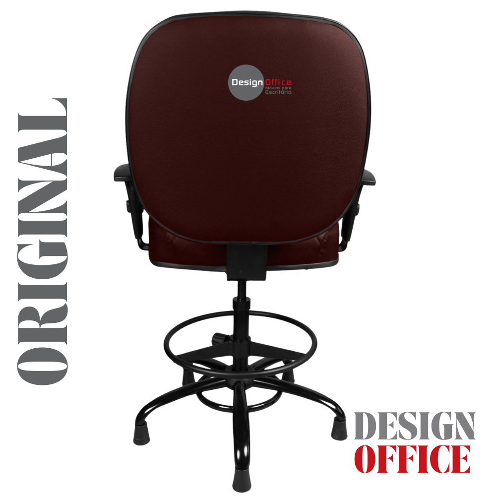 Cadeira Caixa Alta que Suporta até 250kg para Porteiros e Obesos, ideal para Portaria de Prédios e Condomínios - Imagem 6