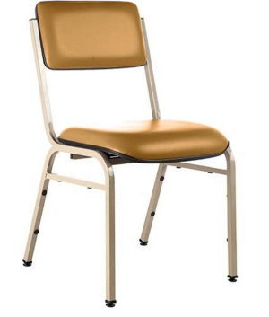 Cadeira Empilhável para Auditórios Linha Hotel Smart Amarelo