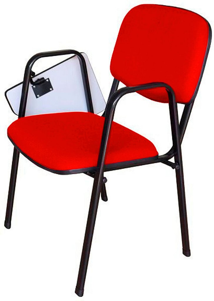 Cadeira Escolar Universitária para Auditórios Linha Hotel Vermelho - Imagem 2