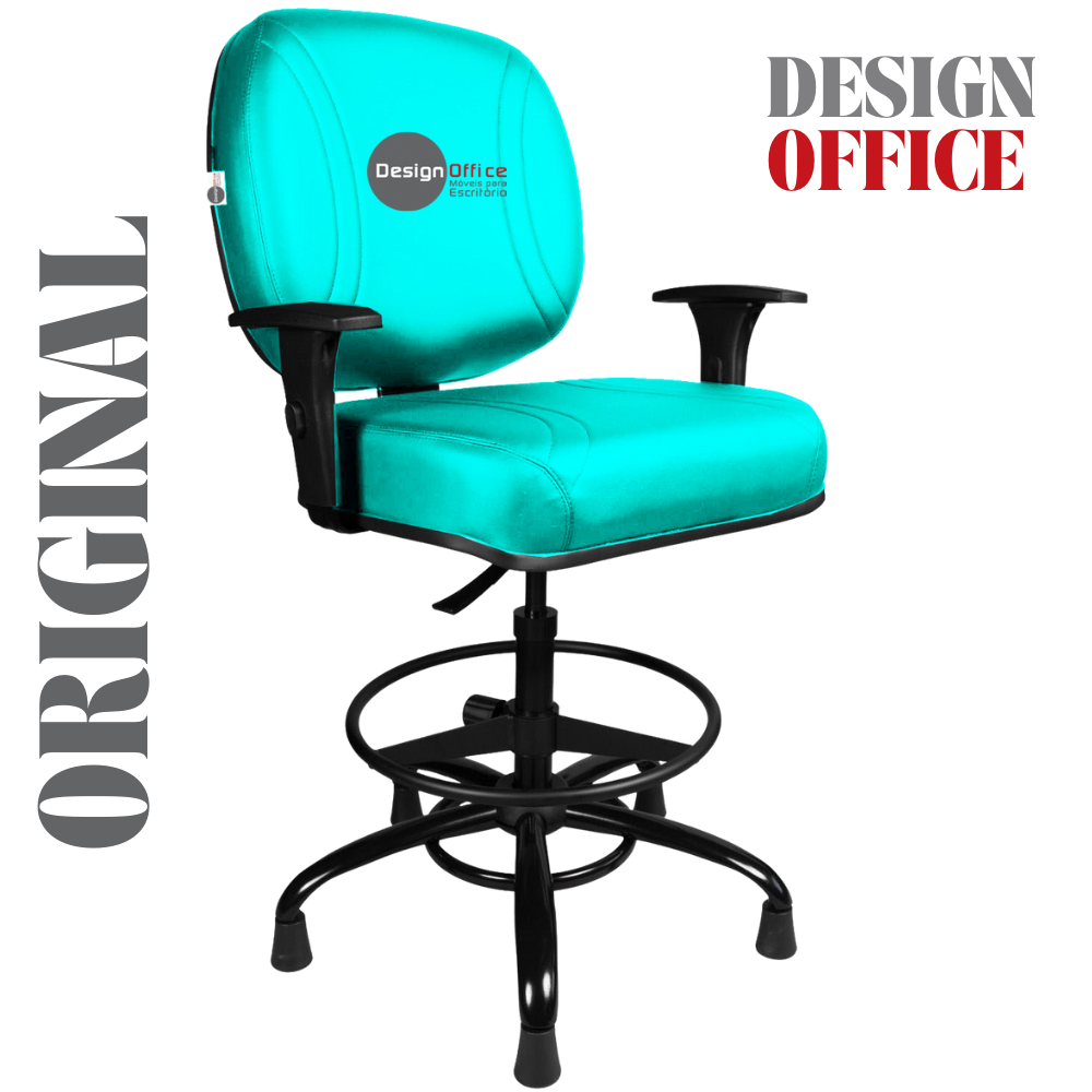 Cadeira Caixa Alta que Suporta até 250kg para Porteiros e Obesos, ideal para Portaria de Prédios e Condomínios - Imagem 3