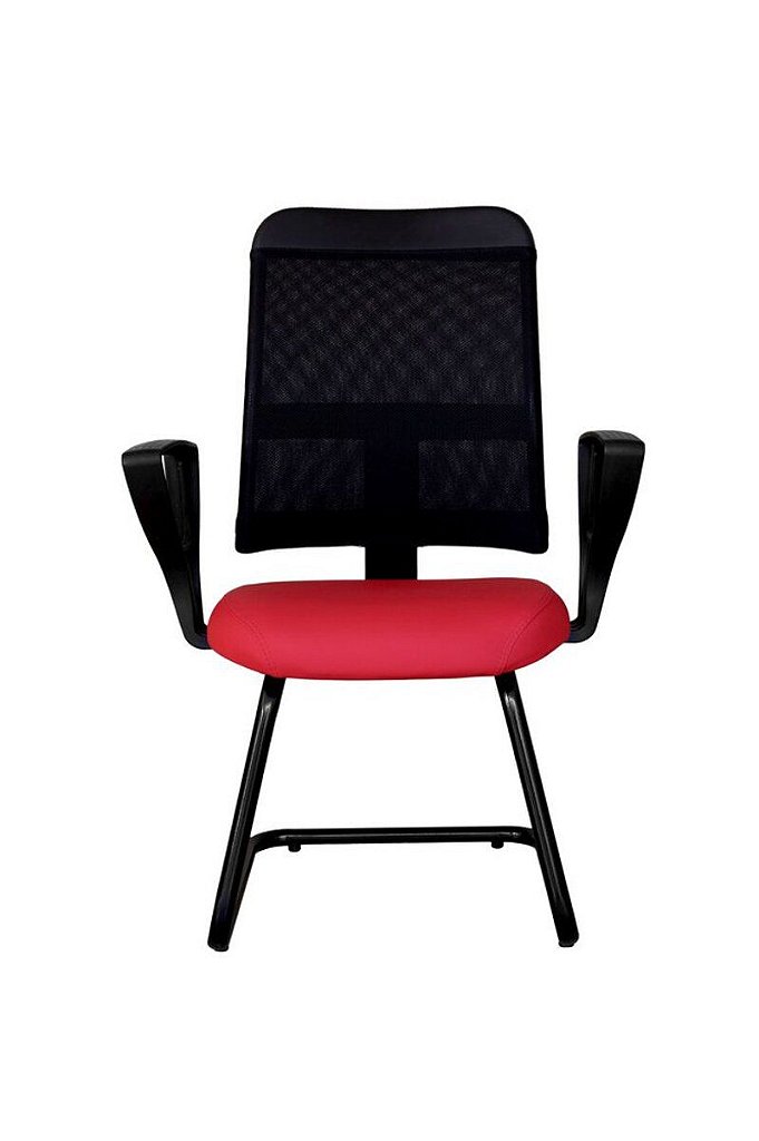 Cadeira para Escritório e Home Office Linha Conti Vermelho - Imagem 2