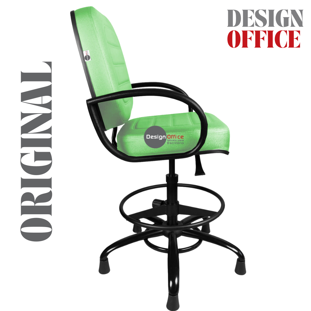 Cadeira Caixa Alta que Suporta até 250kg para Porteiros e Obesos, ideal para Portaria de Prédios e Condomínios - Imagem 5