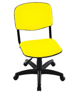 Cadeira Giratória para Auditórios Linha Hotel Auditório Amarelo