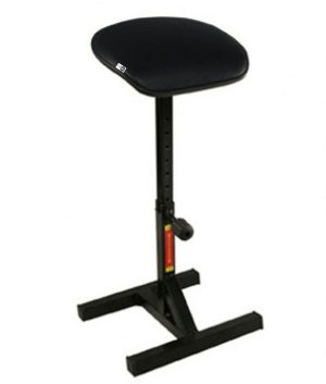 Banqueta para Seguranças, Vigilantes e Vigias Linha Cop Preto